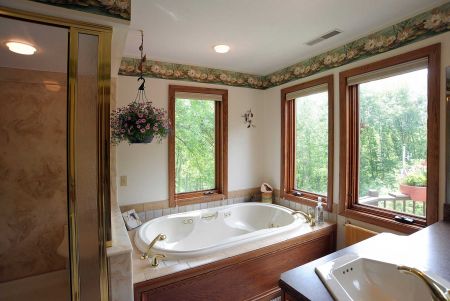 Owner's "treehouse" Bath