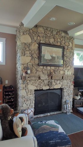 Catawba stone fireplace